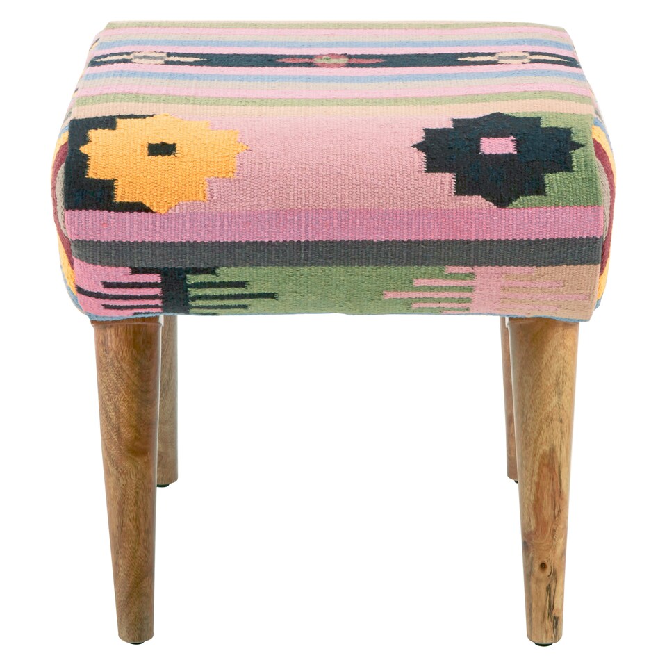 image 1 of Interiors by Premier Cefena Multicolour Footstool