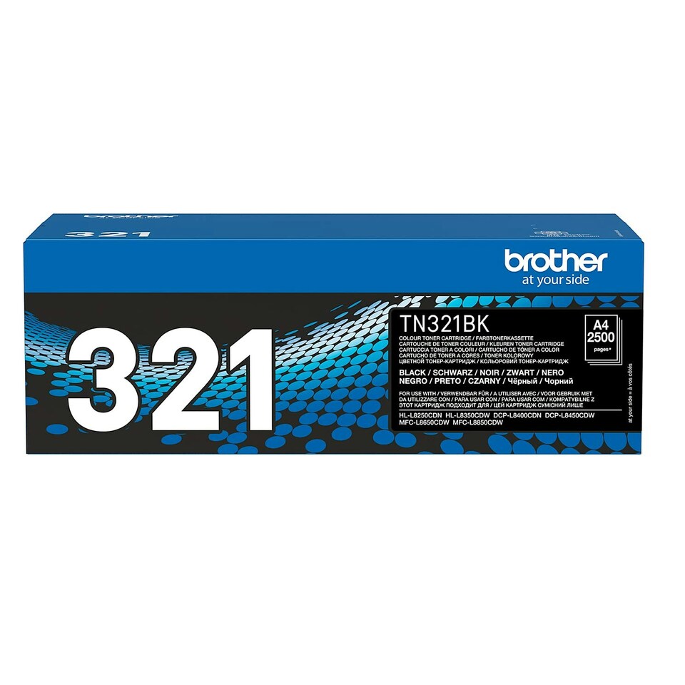 Brother TN-321BK Laser Toner 2500pages Black Laser Toner & Cartridge