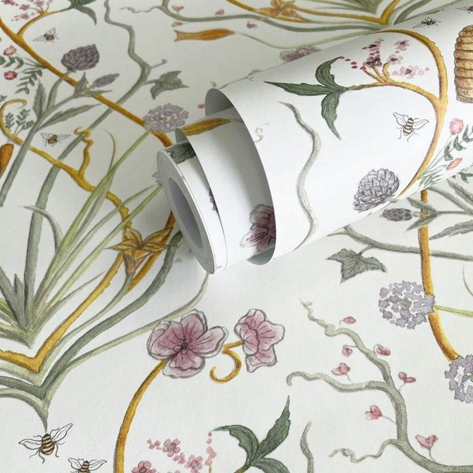 image 1 of The Chateau by Angel Strawbridge Potagerie Wallpaper - Multicoloured - 32.1ft x 21in | Blue