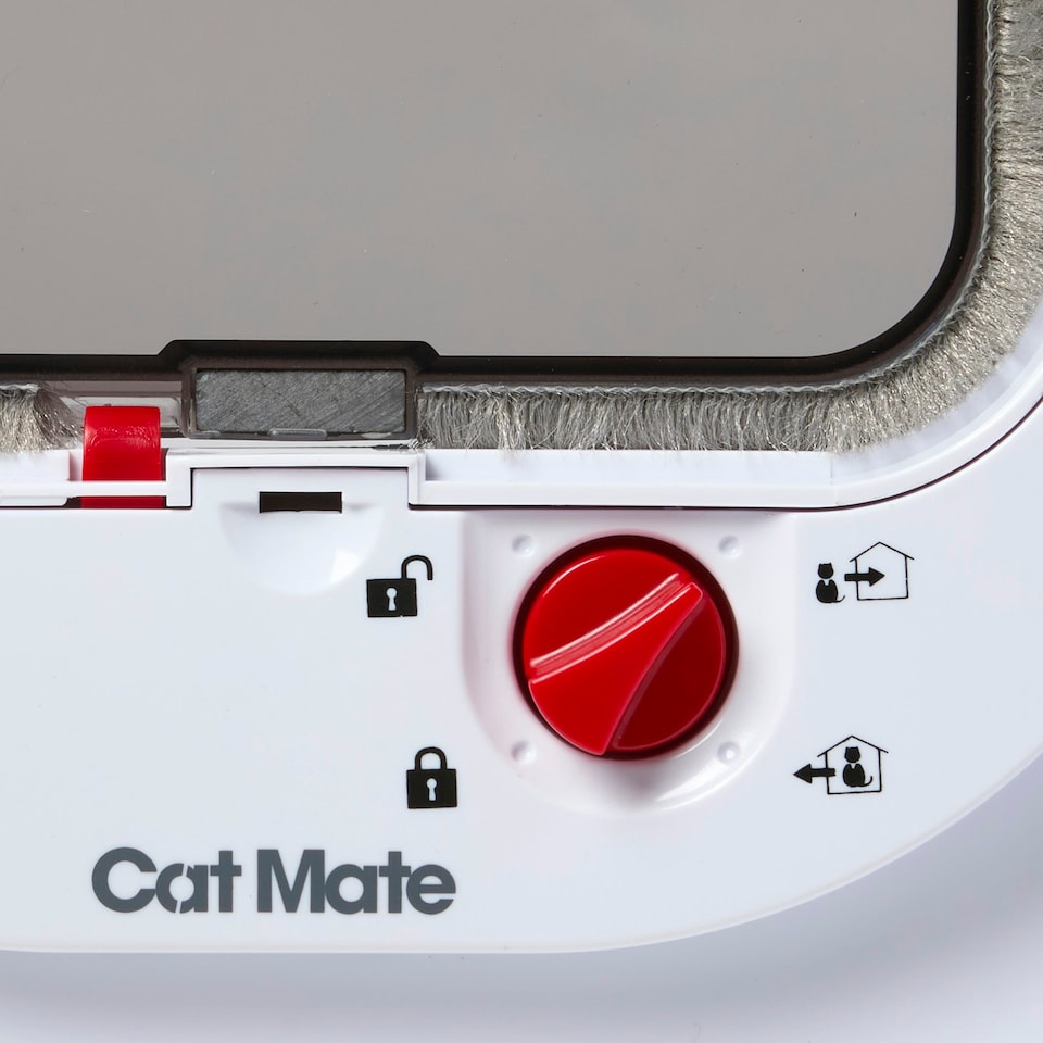 image 1 of Cat Mate Electromagnetic Cat Flap – White (254W)