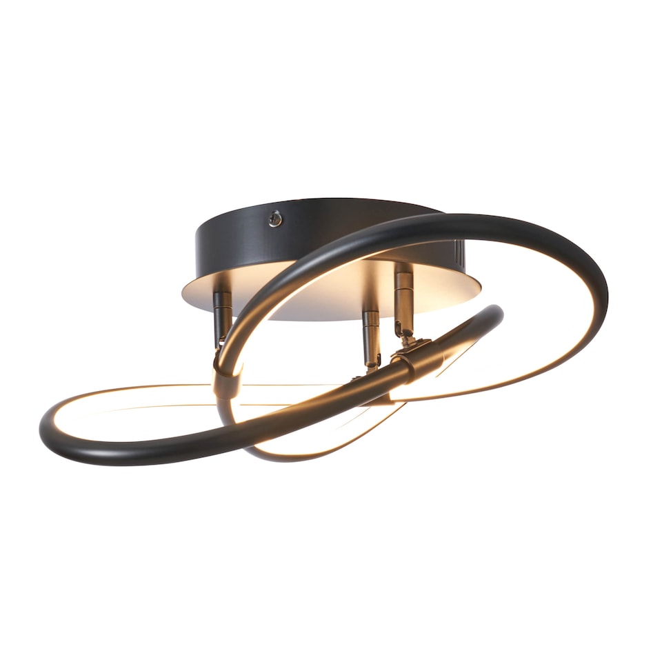 image 1 of BHS Eero LED Ceiling Light | Black | Satin Black | 1