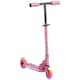 image 6 of HOMCOM Kids Scooter 2 Wheels W/ Lights Music Adjustable Height Foldable - Pink