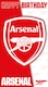 image 3 of Arsenal FC Crest Generic Birthday Card
