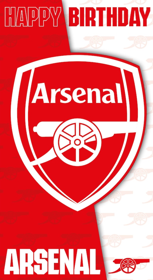 image 1 of Arsenal FC Crest Generic Birthday Card