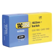 Tacwise 18 Gauge 25Mm Brad Nails Pack Of 5000
