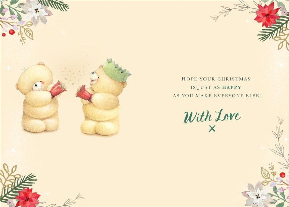 image 1 of Forever Friends Mum & Partner Christmas Card