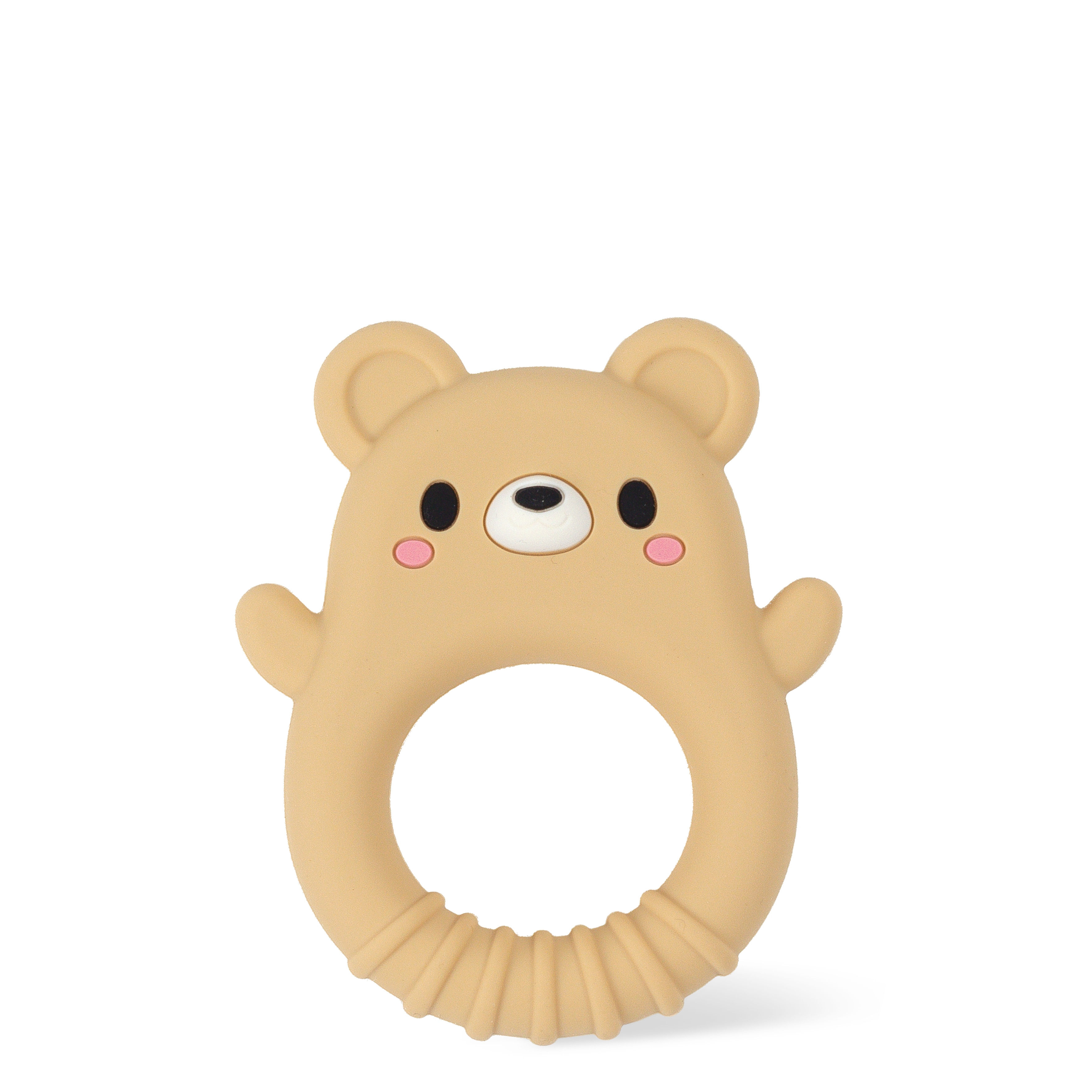 Tiger Tribe Silicone Teether - Bear in Natural