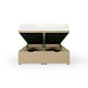 image 2 of Cream Linen Ottoman Base Super King | Multi