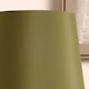 image 3 of 30cm Sage Green Tapered Poly Cotton Shade For Table Lamps