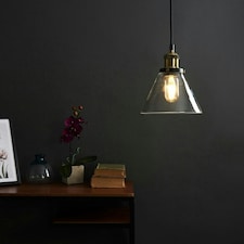 ValueLights Norton Black Ceiling Light Pendant