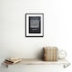 image 2 of Slate Quote George Washington Be Not Glad 9x7" Black Framed Wall Art Print