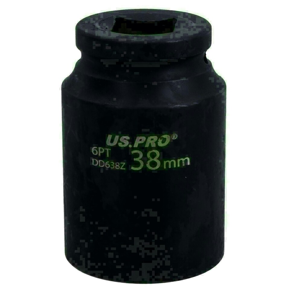 image 1 of 3/4" Drive 38mm Double Deep Impact Impacted Socket 6 Sided Single Hex HGV