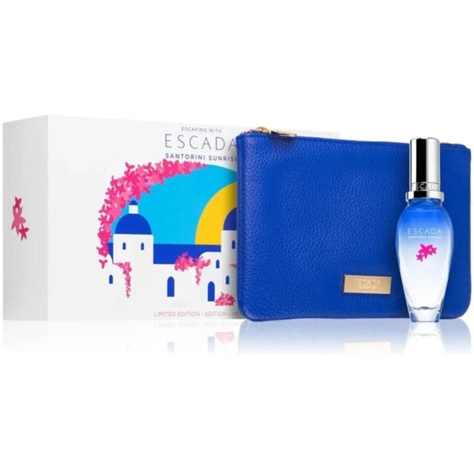 image 1 of Escada Santorini Sunrise Gift Set 30ml EDT + Pouch