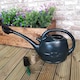 image 10 of 10L Garden Patio Ward Watering Can with Rose in Green