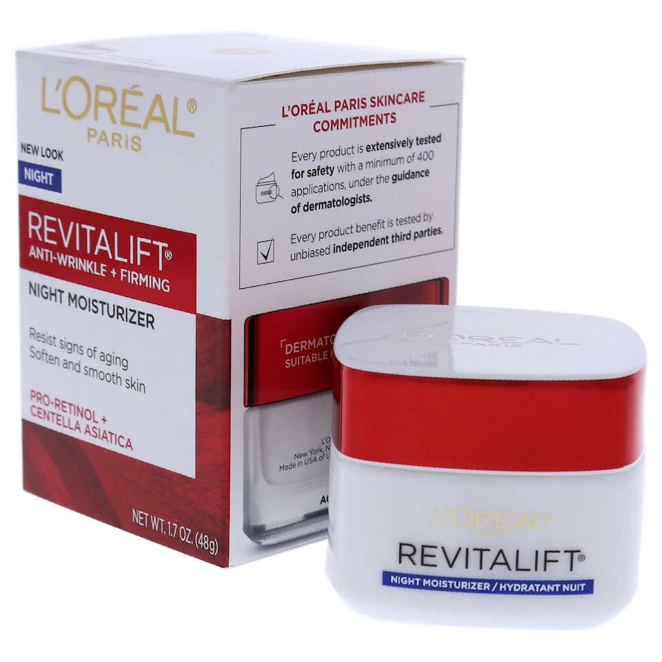 image 1 of Revitalift Anti-Wrinkle and Firming Night Moisturizer by LOreal Professional for Unisex - 1.7 oz Moisturizer