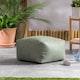 image 1 of icon Amara Footstool Outdoor Woven, Sage Green