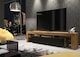 image 6 of TV Unit TV Stand Oak Black Media Console Sideboard Storage Cabinet 200cm