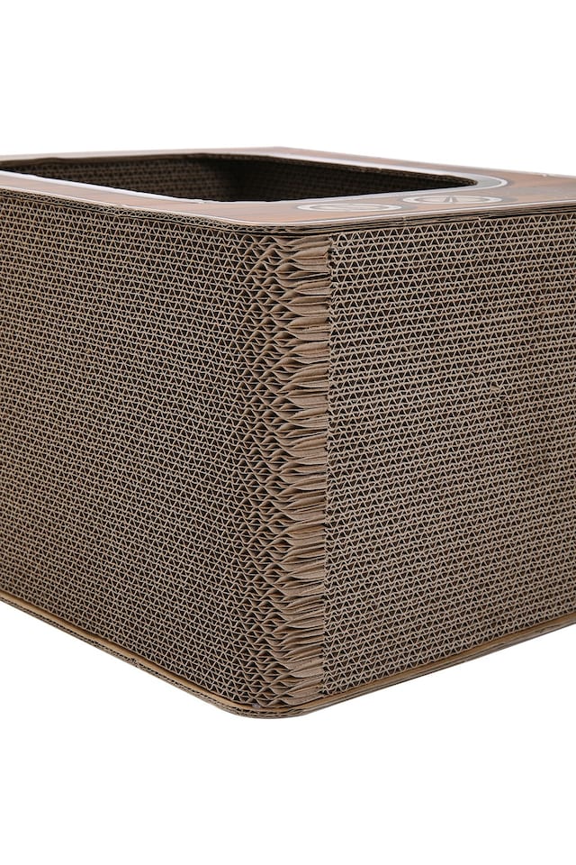 image 1 of Living and Home Cat Scratcher Pet House Bed - TV Shape Design