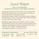 image 4 of Lily's Kitchen Wet Dog Tin Lamb Hotpot 400g (Pack of 6)