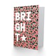 image 2 of Coral Green Bright Words Leopard Quote Card
