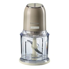Ariete 438/03 Vintage Mini Chopper, 400W, 600ml Graduated Beaker, 2 Speeds, Cream