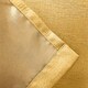 image 4 of Vogue Ochre Curtains 46 x 54 inch (117 x 137 cm) Room Darkening Eyelet Thermal Noise Reducing Curtains for Bedroom and Living Room