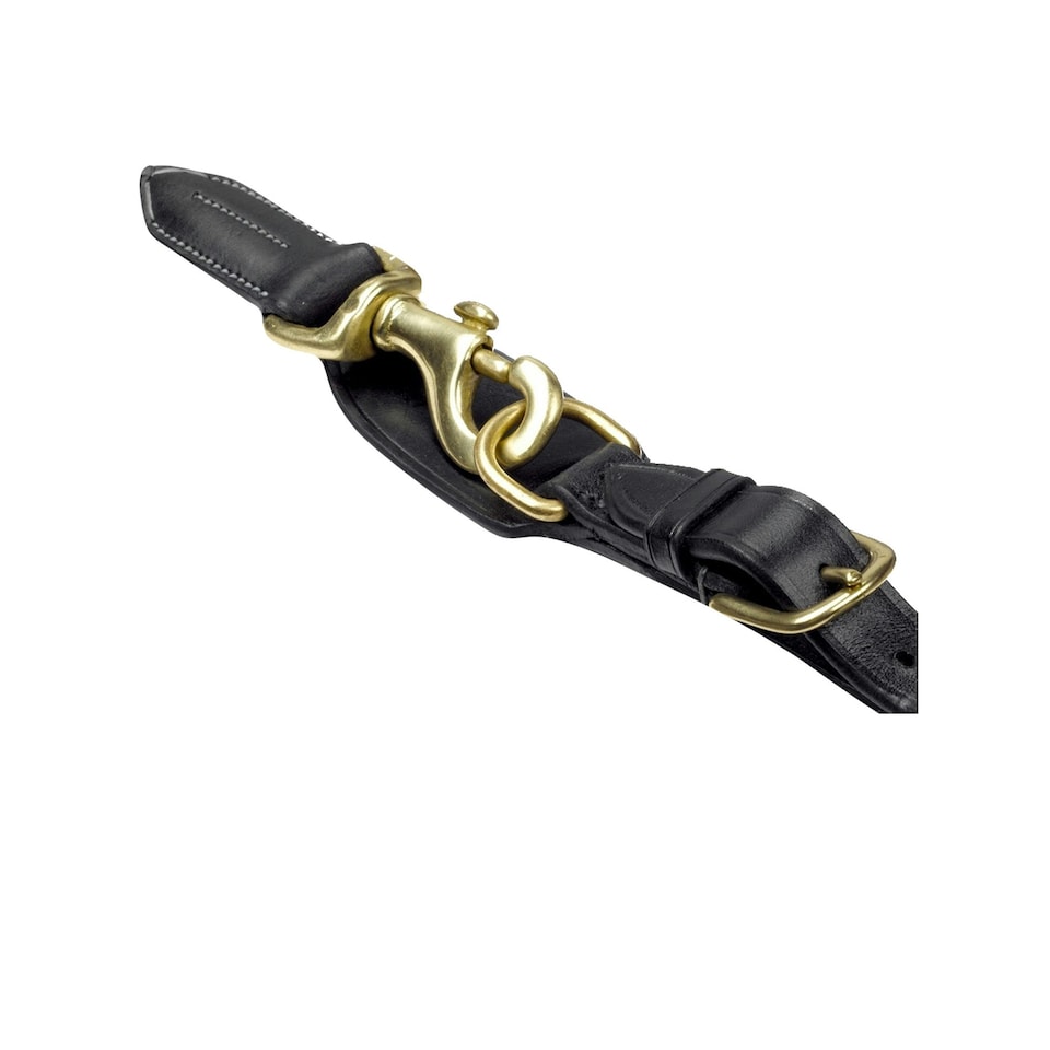 image 1 of Whitaker Rope Draw Reins - Black - One Size