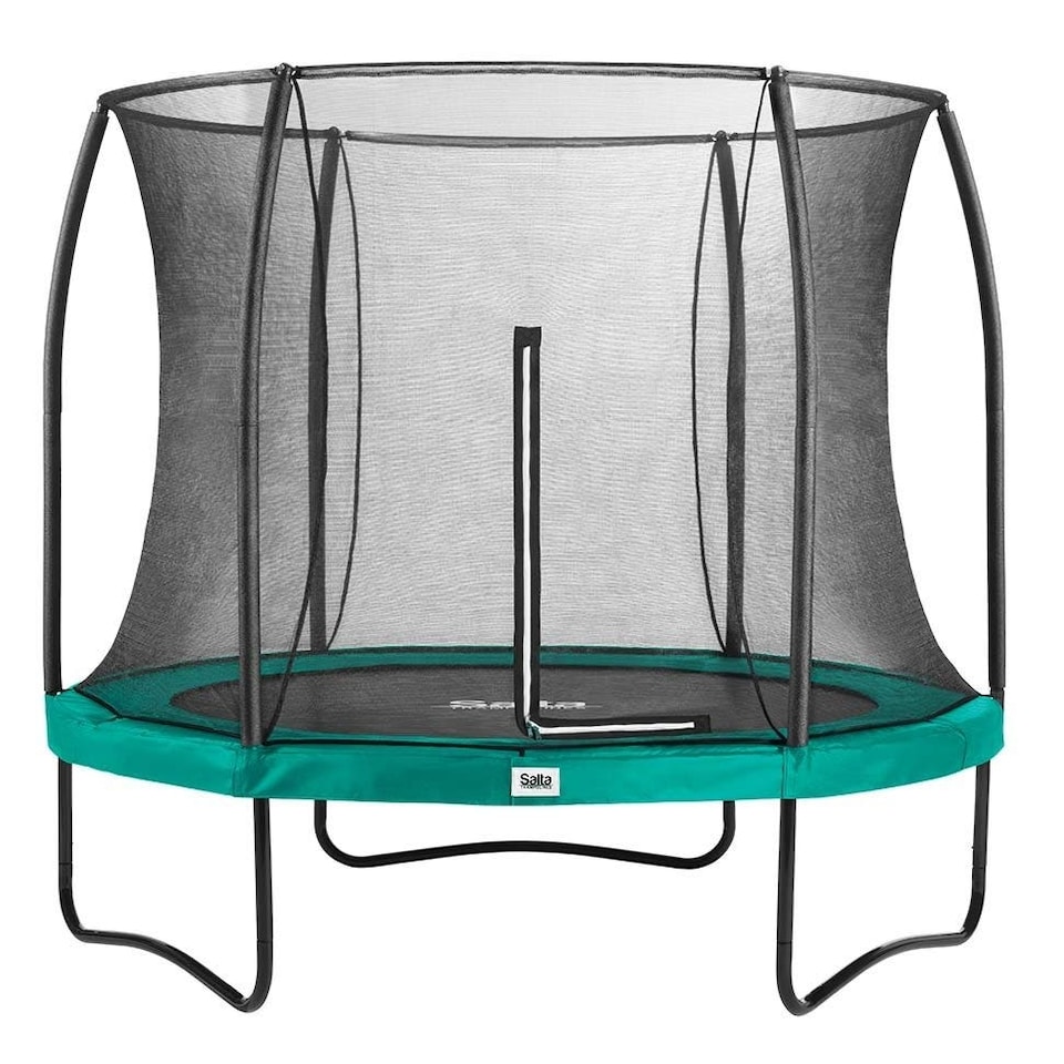 image 1 of 12ft Salta Green Round Comfort Edition Trampoline with Enclosure