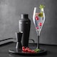 image 5 of Villeroy & Boch Manufacture Rock Noire Set of 4 Champagne Flutes