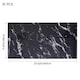 image 1 of Living and Home 10pcs Peel and Stick Black Marble Wall Sticker | Black