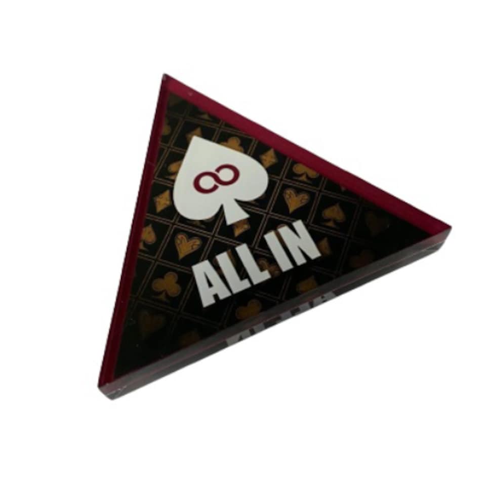 image 1 of Redtooth Poker Acrylic All-In Triangle