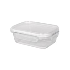 Harbour Housewares Glass Food Storage Container with Lid - 640ml