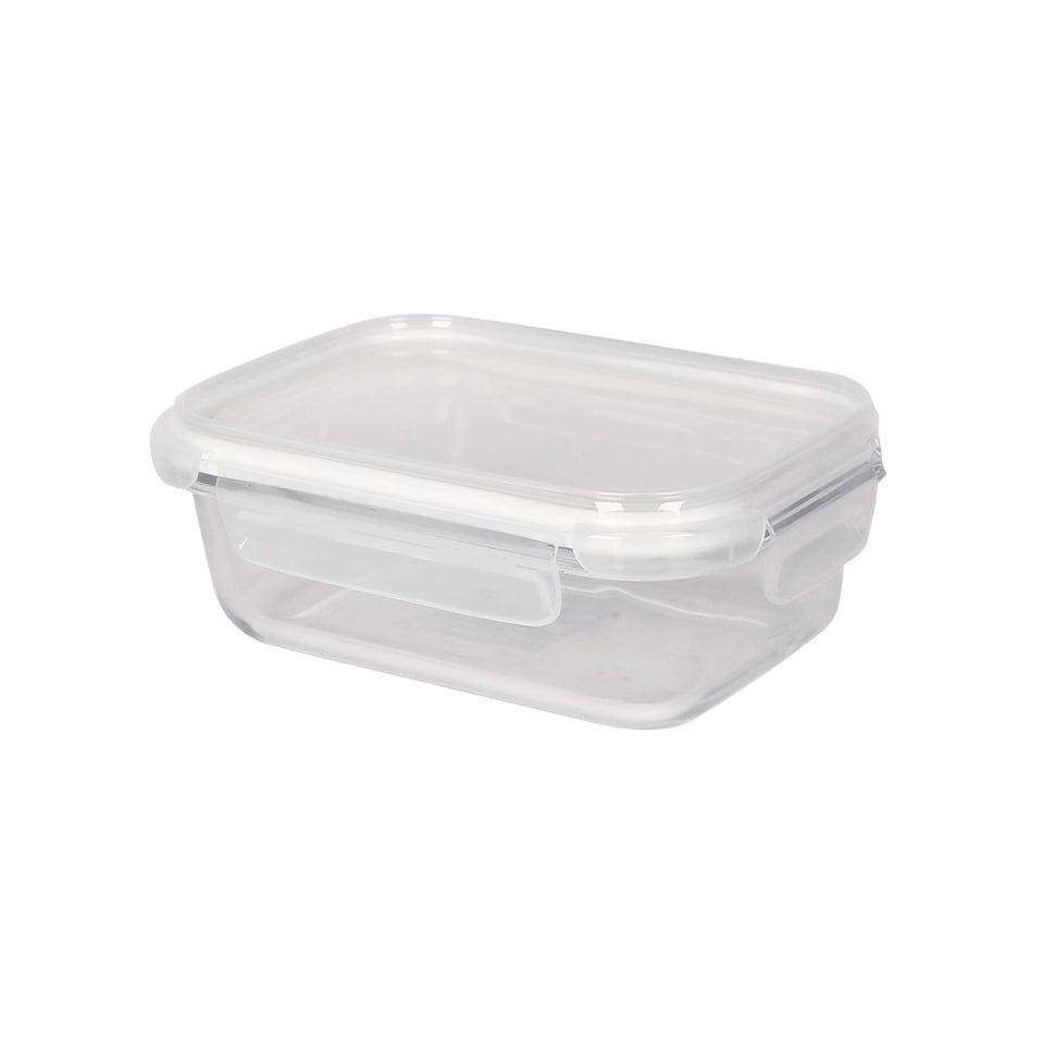 image 1 of Harbour Housewares Glass Food Storage Container with Lid - 640ml