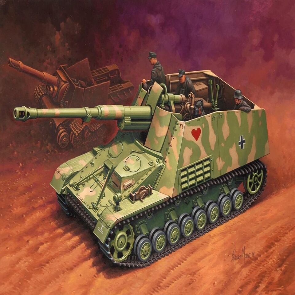 Revell German Sd.Kfz. 164 Nashorn Model Set (1:72 Scale)