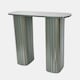 image 3 of OHS Madison Console Table Ribbed Engineered Wood Entryway Display Desk