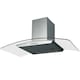 image 1 of SIA CGH80SS 80cm Stainless Steel Curved Glass Cooker Hood Extractor Fan
