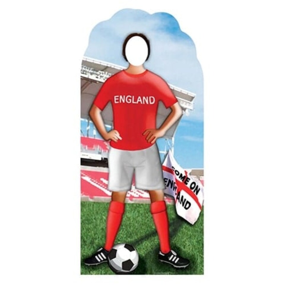 England Footballer Stand In Cardboard Cutout 184cm