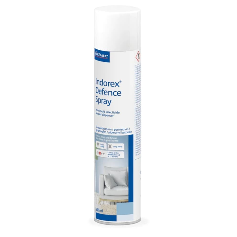 image 1 of VIRBAC Indorex Defence Flea Spray 500Ml