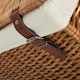 image 5 of Large Boutique Double Steamed Wash Storage Laundry Basket With Lining | Brown | Brown