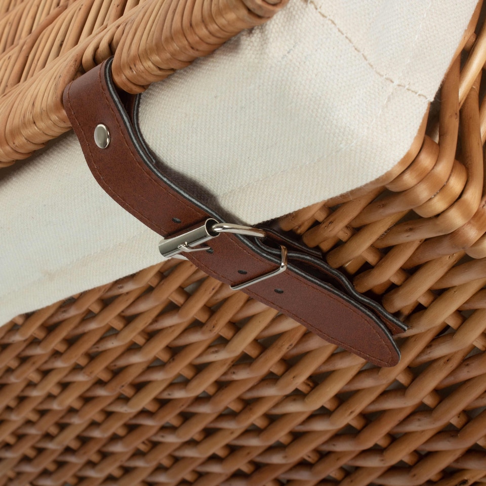 image 1 of Large Boutique Double Steamed Wash Storage Laundry Basket With Lining | Brown | Brown