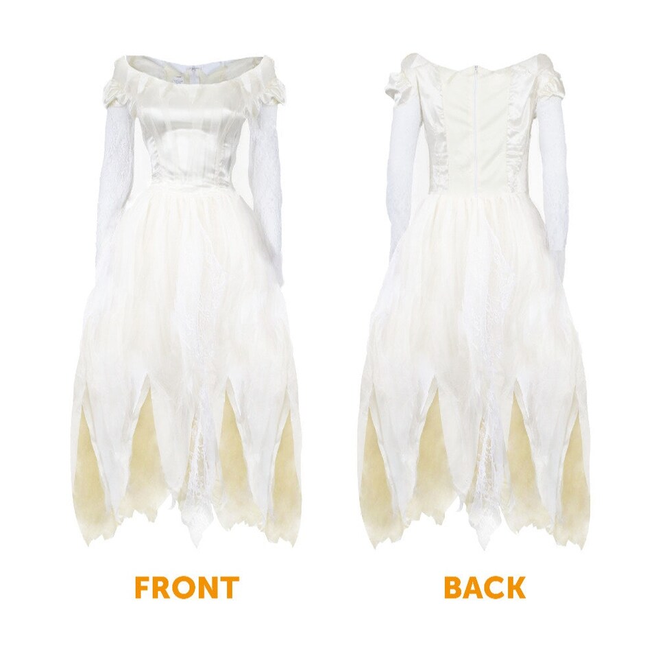 image 1 of Corpse Bride Costume | White | S