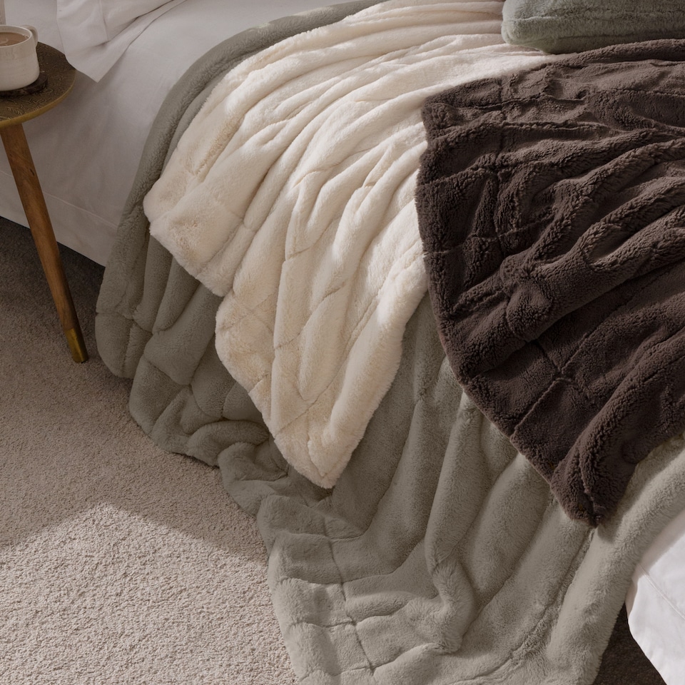 image 1 of Paoletti Empress Faux Fur Throw
