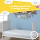 image 2 of MHG Living Cot Bed Mattress Waterproof Anti-Allergy Baby Mattress Cover for Newborns - White - 140cmx70cm