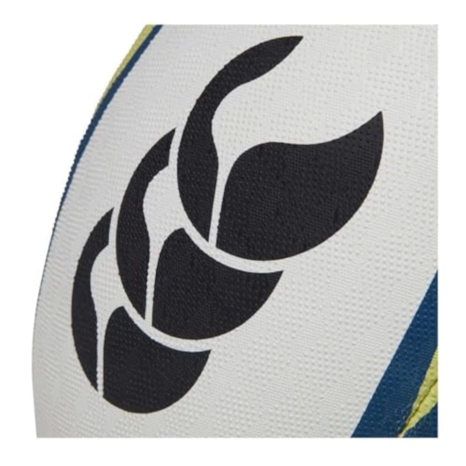 image 1 of Canterbury Mentre Rugby Ball (5) (White/Lime)