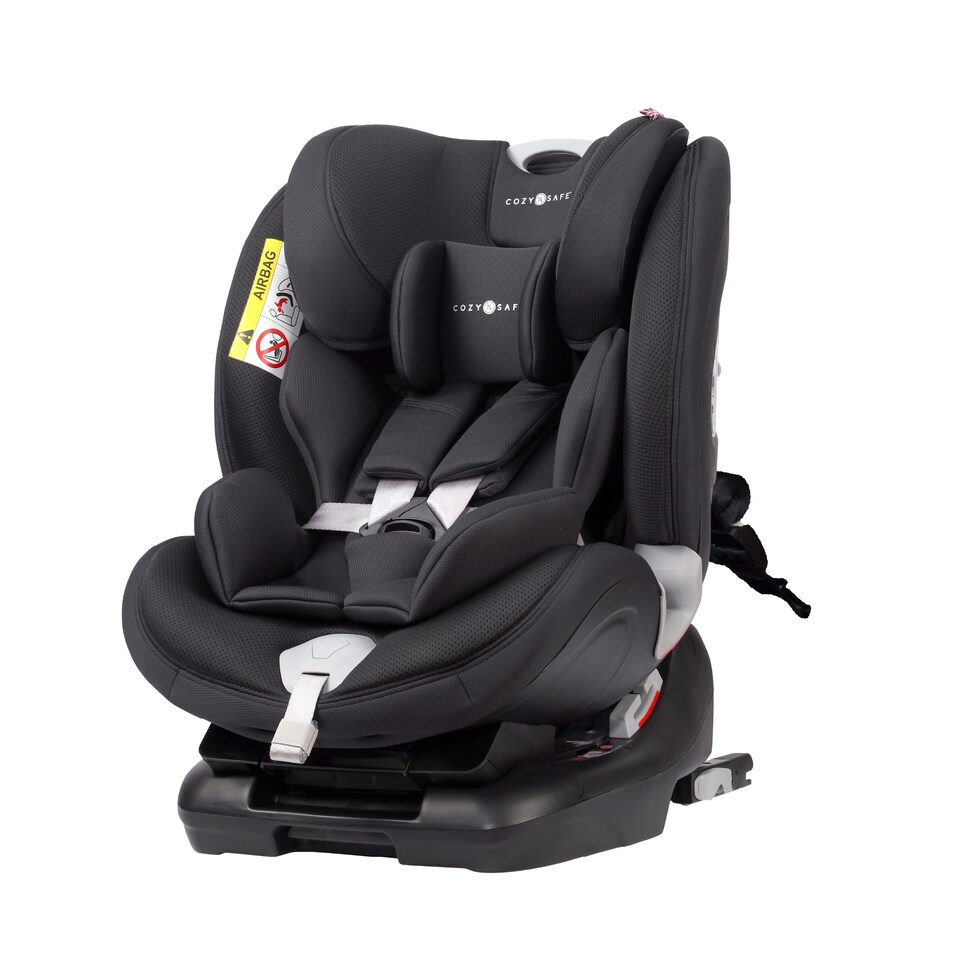 image 1 of Cozy N Safe Arthur 0-36kg Group 0+1/2/3 Car Seat, ISOFix & Top Tether, Extended Rear Facing, Birth to 12 Years, Convertible Baby Toddler Child Car Seat (Onyx)
