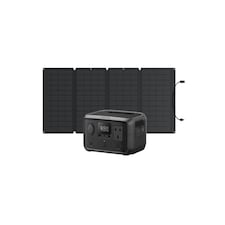 EcoFlow River 3 UPS + 45W USB-C Solar panel Bundle Kit with 245wh capacity & 600w max power output