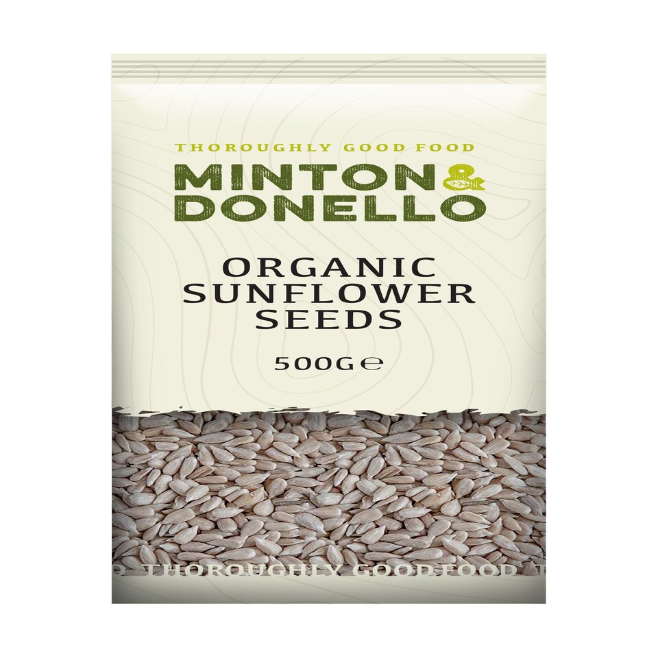 image 1 of Minton & Donello Organic Sunflower Seeds 6 x 500g