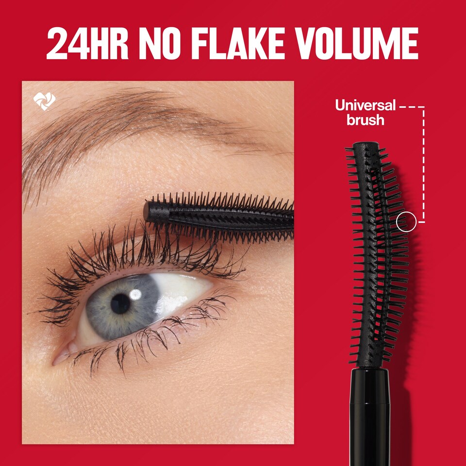 image 1 of Revlon Full Time Mascara Blackest Black Volumising Lash Makeup Mascara