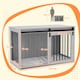 image 7 of PawHut Dog Crate Furniture with Removable Cushion for XL-sized Dogs - Grey