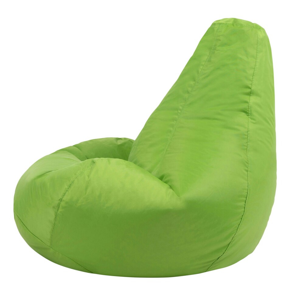 image 1 of icon Recliner Indoor Outdoor Bean Bag Lime Green Bean Bag Chair Green | Green